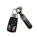 Lincoln Carbon Fiber Car Logo Keychain Keyring