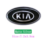 KIA Elliptical Metal Car Window Sticker Emblem Badge Decal