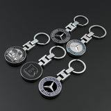 Mercedes Benz AMG Brabus Apple Tree Metal Car Keychain Key Ring Holder
