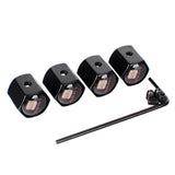 4pcs/set SEAT Anti-Theft Car Air Valve Stem Cap Auto Tyre Valve Covers
