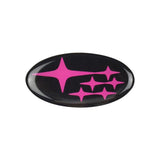 58x28mm Subaru Epoxy Car Steering Wheel Sticker Decal Emblem Badge