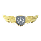 Mercedes Benz Logo Metal Wings Car Front Hood Bonnet Center Sticker Emblem