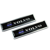 2pcs/set Volvo Logo Metal Car Side Sticker Auto Emblem Badge