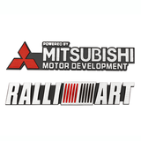 Mitsubishi Ralliart Metal Car Rear Sticker Decal Emblem Badge