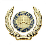 Mercedes Benz Wheat Metal Car Window Sticker Emblem Badge Decal