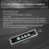 2pcs/set BMW M Power Hamann AC Logo Metal Car Side Sticker Auto Emblem Badge