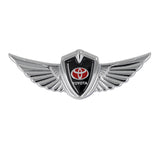Toyota TRD Logo 3D Metal Wing Car Emblem Sticker Badge Decal