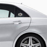 Mercedes Benz Smart Double Lion Metal Car Rear Sticker Auto Window Emblem Badge Decal