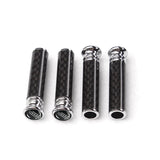 4pcs/set Nissan Nismo Logo Carbon Fiber Car Door Bolt Lock Pins Gate Lock Screws