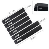 6PCS Jeep Car Door Handle Mirror Protective Anti-Collision Stickers