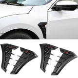 2PCS Volkswagen VW GTI Logo Shark Fin Car Side Fender Sticker Emblem