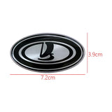 Lada Elliptical Metal Car Window Sticker Emblem Badge Decal