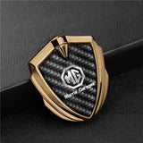 MG Shield Carbon Fiber Car Side Window Sticker Emblem Badge Decal