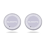 2pcs Audi Sline RS Quattro Logo Car Water Coasters 7-color LED Light Cup Mat Holder