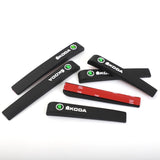 6PCS Skoda Car Door Handle Mirror Protective Anti-Collision Stickers