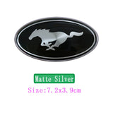 Ford Mustang Elliptical Metal Car Window Sticker Emblem Badge Decal