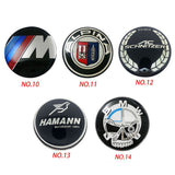 1PC 45mm BMW Logo X1 X3 X5 X6 1 3 5 7 Series Car Steering Wheel Center Sticker Auto Emblem Badge Decal