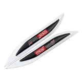 2pcs Subaru STI Logo Metal Car Sider Fender Sticker Emblem Badge