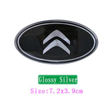 Citroen Elliptical Metal Car Window Sticker Emblem Badge Decal