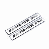 2pcs Mercedes Benz AMG Logo Car Fender Side Emblem Badge Sticker