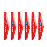 6pcs Ford TPU Car Door Anti-collision Protective Stickers Bumper Strip Decal