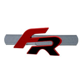 SEAT FR Logo Metal Car Front Hood Grille Emblem Bagde Rear Sticker Decal