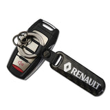 Renault Carbon Fiber Car Logo Keychain Keyring