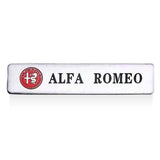 Alfa Romeo Aluminum Alloy Car Body Sticker Nameplate Rear Emblem Badge Decal