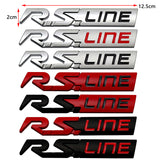 Renault RS Line Logo Metal Car Rear Sticker Emblem Badge Decal