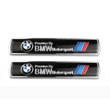 2pcs BMW M3 M5 M Performance Hamann Luxury Metal Car Sticker Emblem Badge Decal Decoration