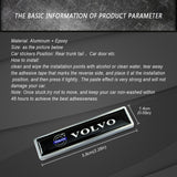 2pcs/set Volvo Logo Metal Car Side Sticker Auto Emblem Badge