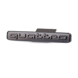 Audi Quattro Logo ABS Car Front Grille Emblem Badge Decal