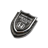 Honda Shield Carbon Fiber Car Rear Sticker Window Emblem Badge Decal