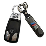 BMW M Power M Performance Carbon Fiber Car Logo Keychain Keyring