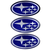 Subaru Elliptical Metal Car Window Sticker Emblem Badge Decal