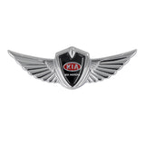 KIA Logo 3D Metal Wing Car Emblem Sticker Badge Decal