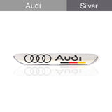 1PC Audi Allroad Sline Logo Metal Car Sticker Badge Decal