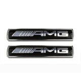 2pcs Mercedes Benz AMG Brabus Metal Car Sticker Emblem Badge Decal Decoration