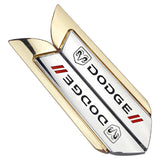 2pcs Dodge Metal Car Side Fender Sticker Emblem Badge Decal