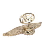 Ford Mustang Shelby Angle Wings Metal Car Front Hood Bonnet Sticker Emblem Badge