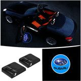 2pcs Subaru Wireless Car Welcome Door Laser Projection LED Light