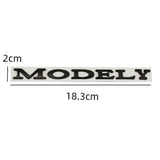 Tesla ModelY Letter Metal Car Rear Sticker Decal Emblem Badge