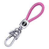 Lincoln Braided Rope Car Keychain Keyring Pendant