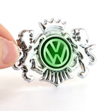 VW Double Lion Metal Car Rear Sticker Auto Window Emblem Badge Decal