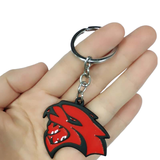 Dodge Hellcat Metal Car Keychain Key Holder Pendant