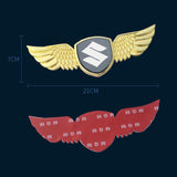 Suzuki Logo Metal Wings Car Front Hood Bonnet Center Sticker Emblem