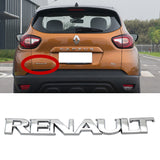 Renault Letter Logo ABS Car Trunk Sticker Emblem Badge Decal