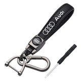 Audi PU Leather Car Keyring Keychain