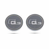 2pcs Audi A1 A2 A3 A4 Q1 Q2 Q3 Q4 S4 S5 S6 S7 Logo Car Water Coasters 7-color LED Light Cup Mat Holder