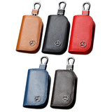 Mercedes Benz Leather Car Key Case Protective Key Cover Organizer